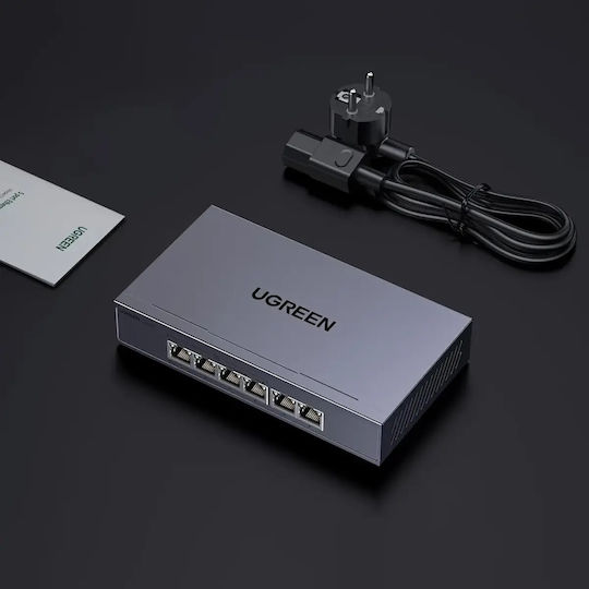 Ugreen 35371 Verwalteter L2 PoE+ Schalter mit 4 Gigabit (1Gbps) Ethernet-Ports