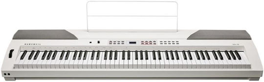 Kurzweil Ηλεκτρικό Stage Πιάνο KA-70 με 88 Ημιβαρυκεντρισμένα Πλήκτρα Ενσωματωμένα Ηχεία και Σύνδεση με Ακουστικά και Υπολογιστή White