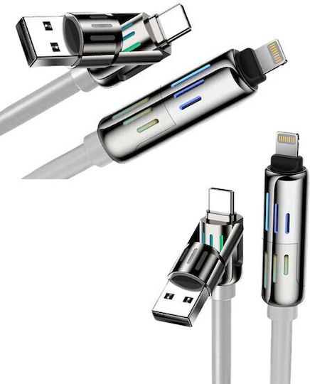 Hyperloq USB to Cable Μαύρο 2m