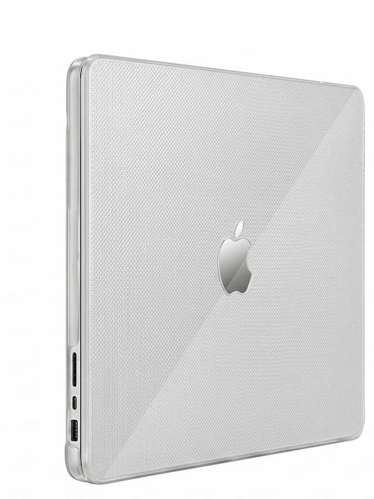 Mw Неплъзгащ Се Текстуриран Твърд Калъф Macbook Air 15-инчов Dotskin Модел Прозрачен