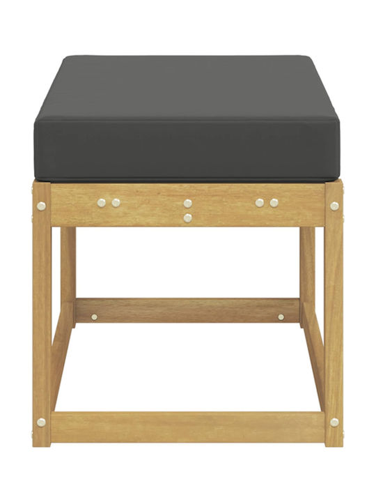 Bancă De Exterior Din Lemn Cu Perne 80x43x45cm