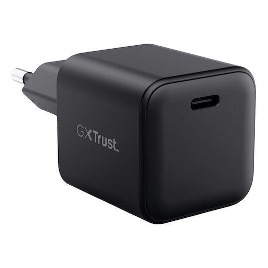 Trust Φορτιστής με Θύρα USB-C και Καλώδιο USB-C 65W Μαύρος (26143)
