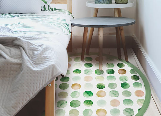 Tulup Round Bath Mat 010260360820000019760 Green Ø140cm