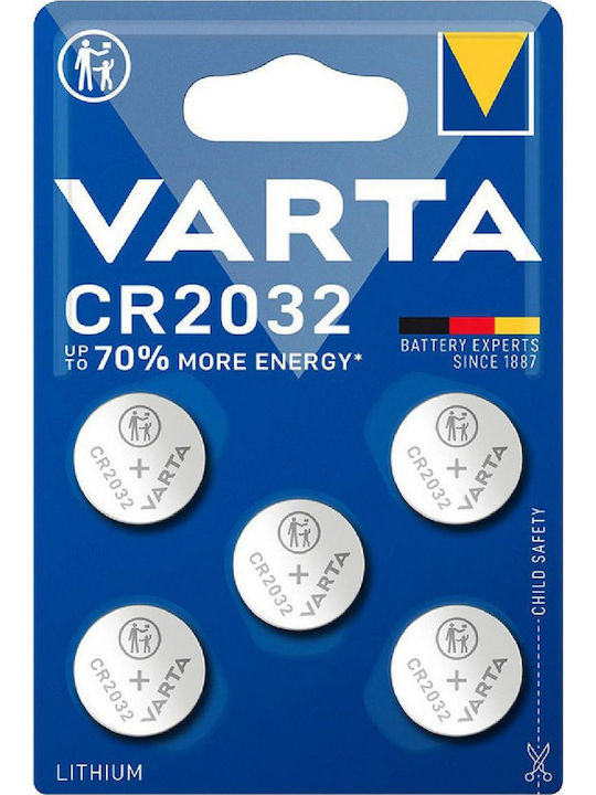 Varta Батерии За Часовници Литиеви CR2032 50 Бр 10 X BL5