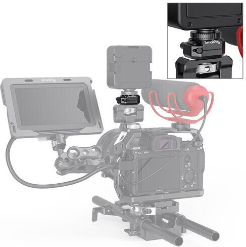 SmallRig Multi-Functional Cold Shoe Mount with Safety Release Accessory