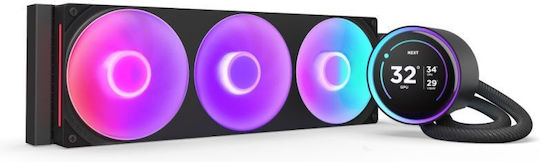 NZXT Kraken Elite 420 RGB Охлаждане AIO CPU с 3 Вентилатора 120mm