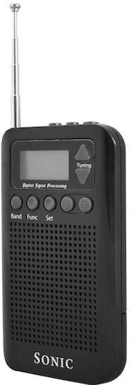 Sonic Gear R-9388 Φορητό Ραδιόφωνο Μπαταρίας Μαύρο