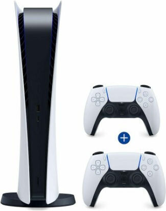 Sony PlayStation 5 Slim Digital 825GB με 2o DualSense (Official Bundle)