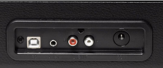 Denver VPL-120 MK2 Βαλιτσάκι Πικάπ με Προενίσχυση και Ενσωματωμένα Ηχεία Μαύρο