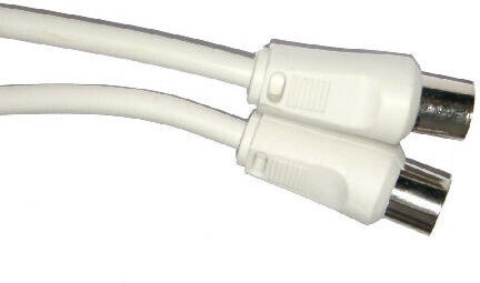 Lech Καλώδιο Κεραίας Coax male - Coax female Λευκό 3m (KPO2735F-3)