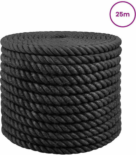vidaXL Franghie cu Lungime 1m Neagră