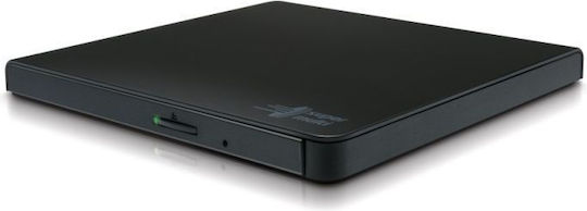 Hitachi-LG Data Storage Външен Оптично устройство Запис/Четене DVD/CD за Настолен Компютър Черен
