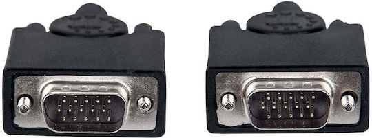 Manhattan VGA кабел M към M 15m черен