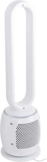 Adler Ventilator Fără Palete 60W cu Telecomandă Alb