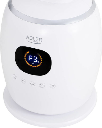 Adler Ventilator Fără Palete 60W cu Telecomandă Alb