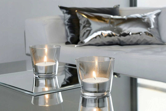 Aura Glass Aromatic Tealights In White Colour 100 Pieces