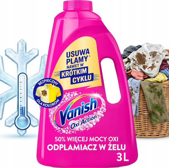 Vanish Remover de Pete sub Formă de Gel Potrivit pentru Țesături 3l