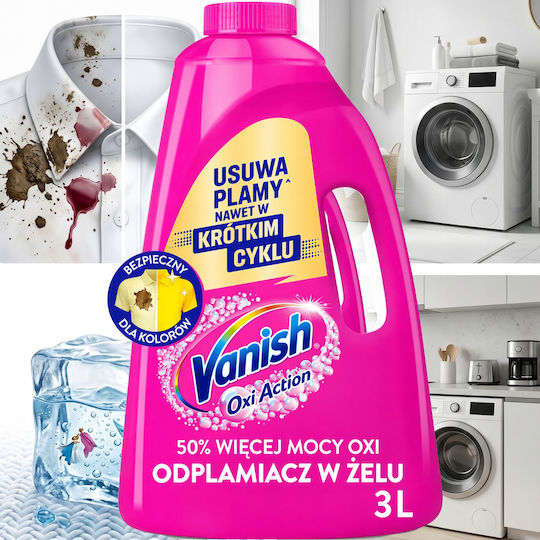 Vanish Remover de Pete sub Formă de Gel Potrivit pentru Țesături 3l