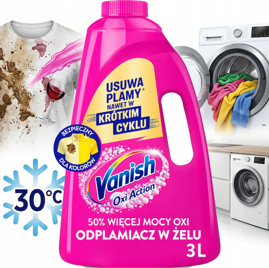 Vanish Remover de Pete sub Formă de Gel Potrivit pentru Țesături 3l