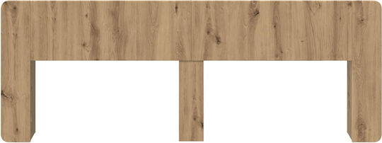 vidaXL Κεφαλάρι Κρεβατιού Ξύλινο Καφέ 193.5x80cm