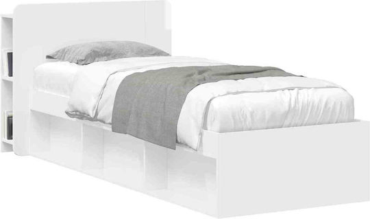 vidaXL Κεφαλάρι Κρεβατιού Ξύλινο Λευκό 119.5x80cm