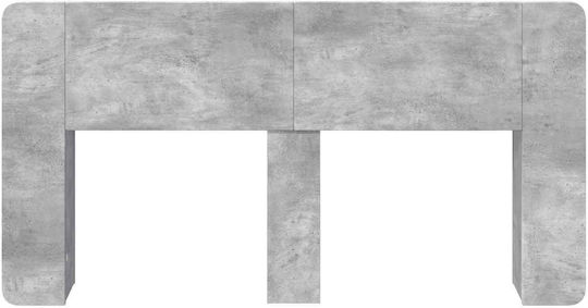 vidaXL Tăblie De Pat Din Lemn Gri 182.5x80cm