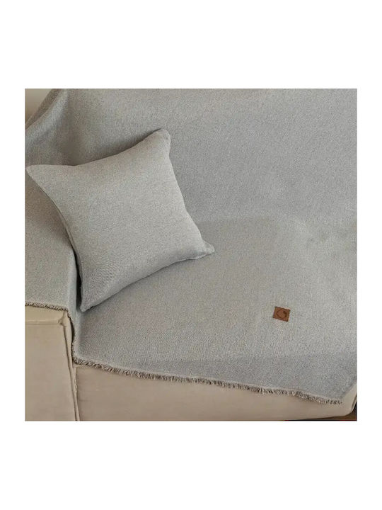 Borea Aura Armchair Throw 180x180cm Petrol Blue