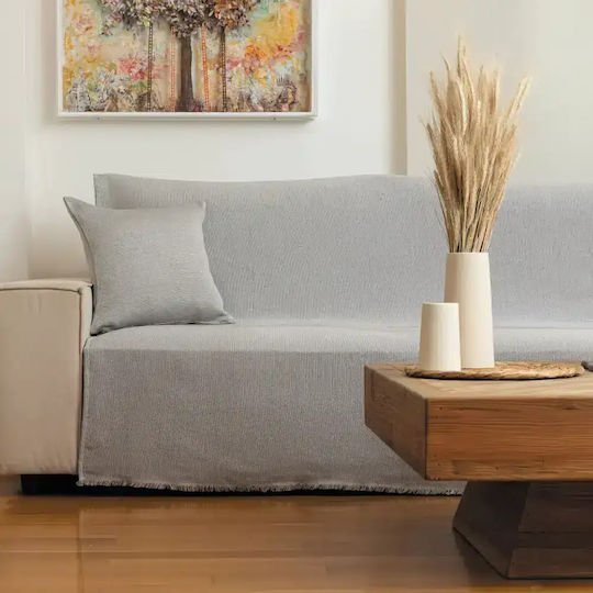 Borea Aura Ριχτάρι Τριθέσιου Καναπέ 180x300εκ. Γκρι