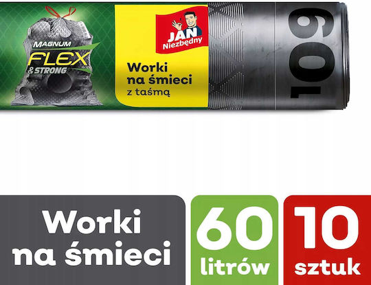 Jan Niezbędny Trash Bags Capacity 60lt 5x10pcs Black