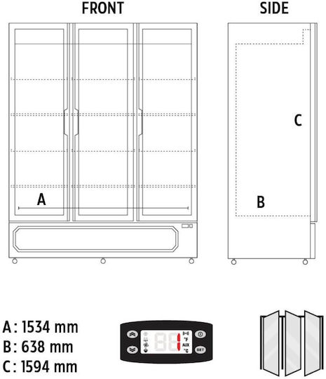 Alfa Frost Frigider Pentru Băuturi 1560lt