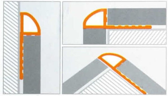 Profil Aluminiu Plăci Argintiu Lucios 2,5m