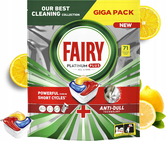 Fairy Platinum Plus All In One 71 Kapseln Geschirrspülmittel Umweltfreundliche
