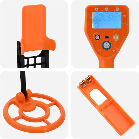 vidaXL 42029833 Металодетектор Надземен с Дълбочина на Откриване 19см и Waterproof Coil