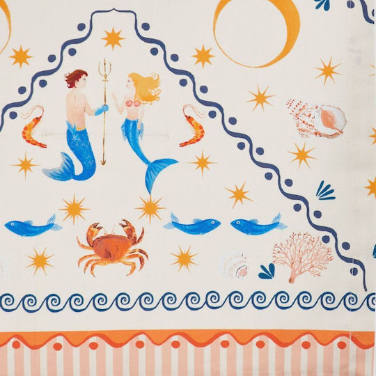 Butlers Butlers Baumwoll Läufer Korallen Küste Orange 50x160cm