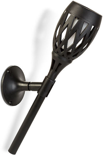 Lampă Solară Suspendată Tip Torță cu Lumină Albă Caldă IP44 14.5x14.5x13.5cm
