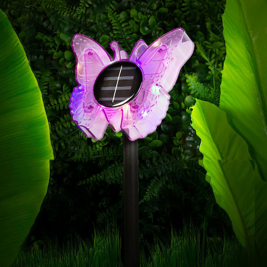 Lustră Solară Floare cu Lumină Albă Caldă IP44 13x6.5x23.5cm