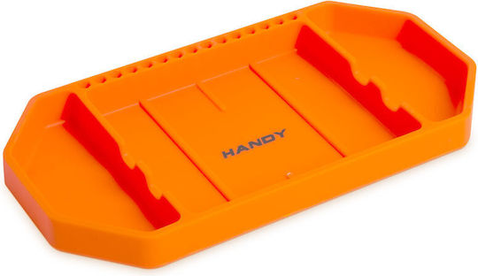 Rubber Tool Tray Compartments Bit Holder 27 Cm Non-slip Workshop Organizer