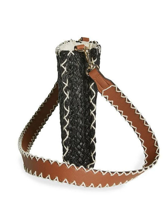 Straw Women's Crossbody Bag Black