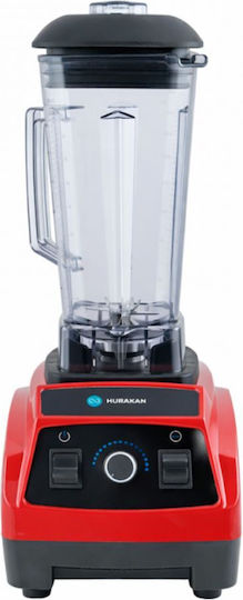 Hurakan Commercial Blender 1.2kW Red with Jug Capacity 2lt 20.5x23x51cm