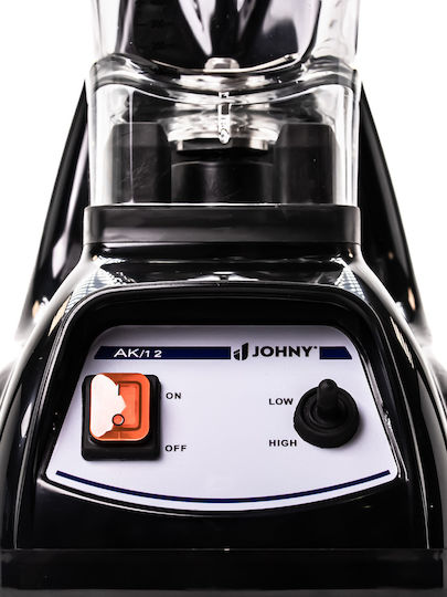 Johny ΑΚ/12 Auto Comercial Blender 1.2kW Black cu Capacitatea Canii 2.5lt 24.5x18x45cm