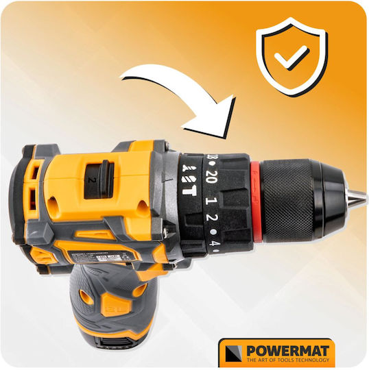 Powermat Akku-Schlagschrauber Brushless 16.8V 2x1,5Ah