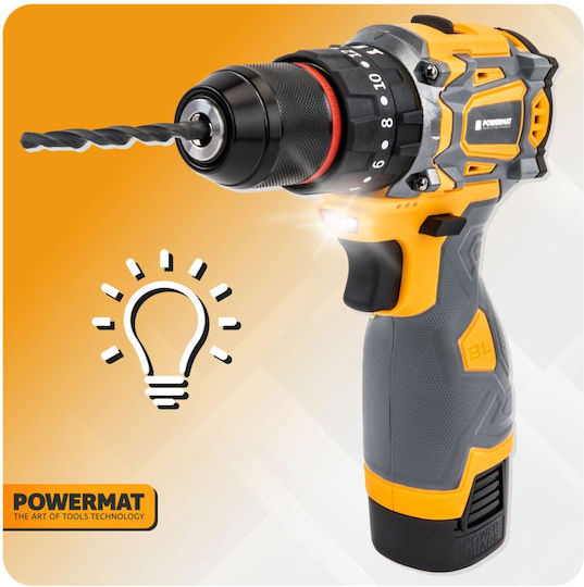 Powermat Akku-Schlagschrauber Brushless 16.8V 2x1,5Ah
