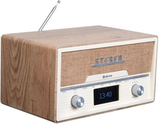 Denver Portable Audio System with CD MP3 Bluetooth USB Radio