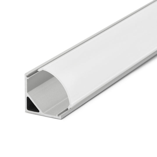 Profil De Aluminiu Pentru Bandă LED 1m Colțar Șină Bandă LED 16x16mm Montaj Colțar Protecție Răcire Bandă