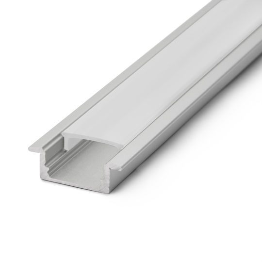 Led Profile Cap Opal 1m Led Strip Diffuser Polycarbonate Compatible Aluminum Profile