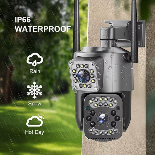 V380 PRO Cameră de Supraveghere IP Duală Wi-Fi Full HD+ 6MP Impermeabilă