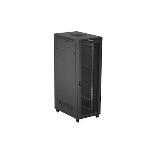 Lanberg Επιδαπέδια Καμπίνα Rack 47U Μαύρο FF01-8247-23BL