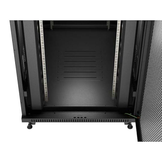 Lanberg Επιδαπέδια Καμπίνα Rack 47U Μαύρο FF01-8247-23BL