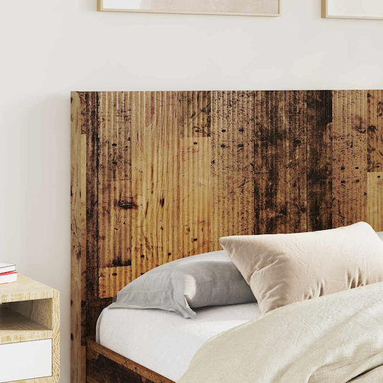 vidaXL Wooden Brown Bed Headboard 141.5x100cm