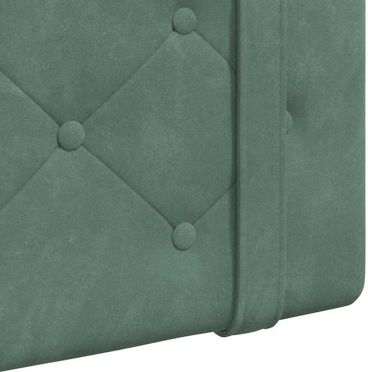 vidaXL Fabric Bed Headboard Cushion Light Blue 210x55cm